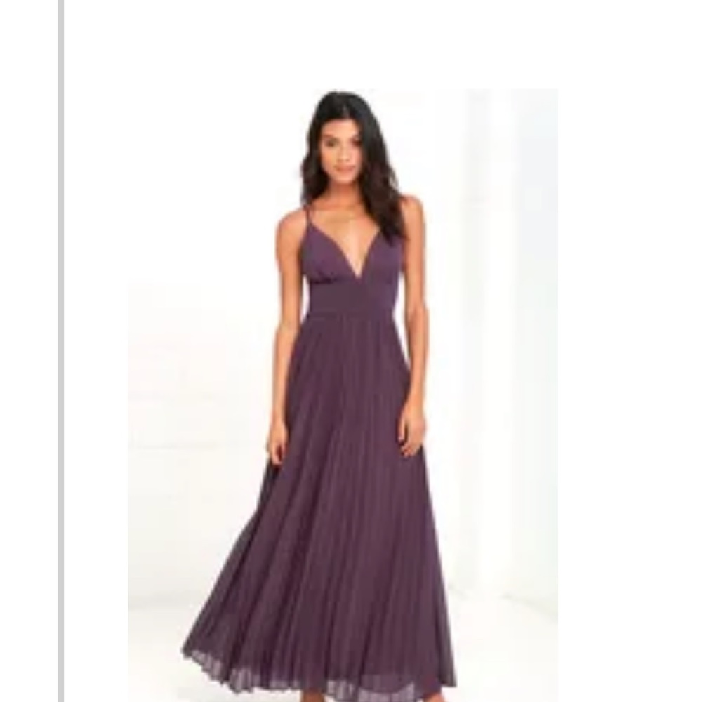 Lulus deep purple gown